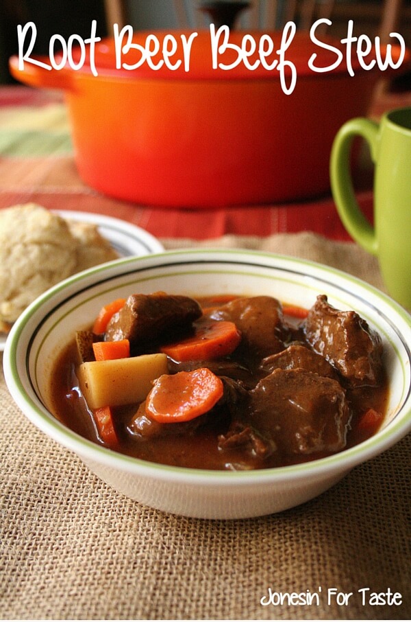 Sweet, rich, and hearty this Root Beer Beef Stew is simple to make on the stove or in the slow cooker and is sure to satisfy even the biggest eaters.