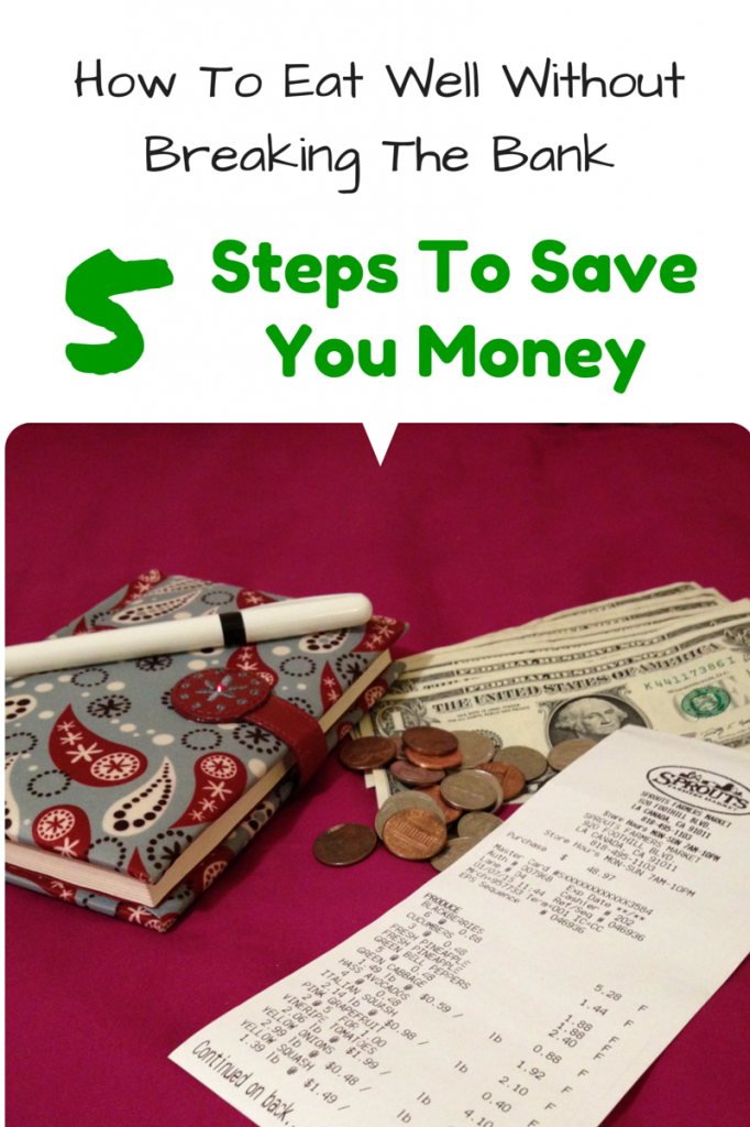How To Eat Well Without Breaking The Bank- 5 Steps to Save You Money (and maybe improve your diet too)