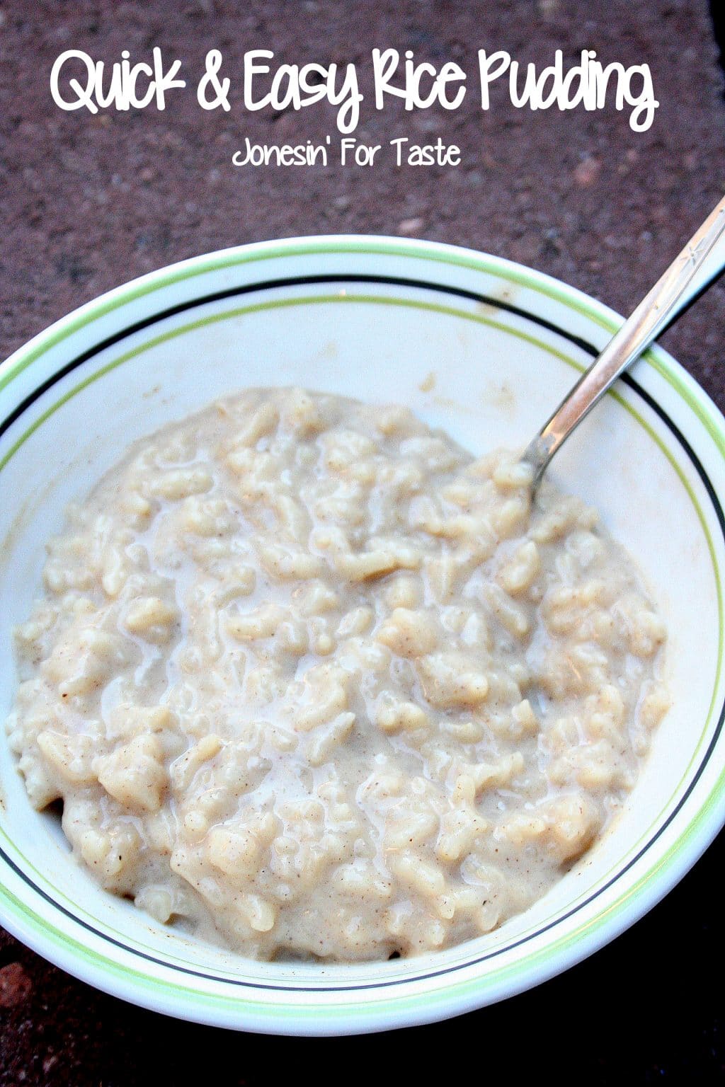 Quick & Easy Rice Pudding