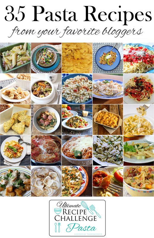 Check out May's Ultimate Recipe Challenge with over 35 pasta recipes. 