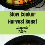 Butternut squash, apples, fresh cranberries, and a pork roast combine together in the slow cooker for a perfect fall roast.