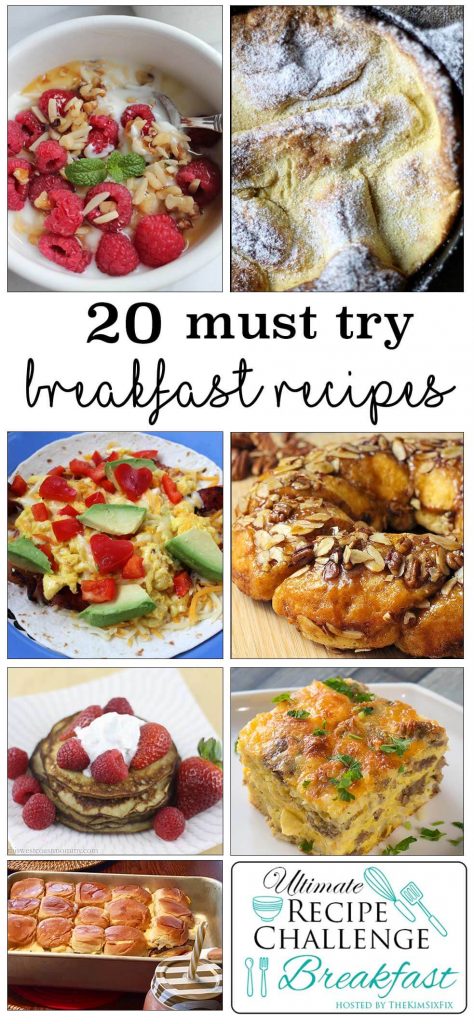 20+ Must Try Breakfast Recipes