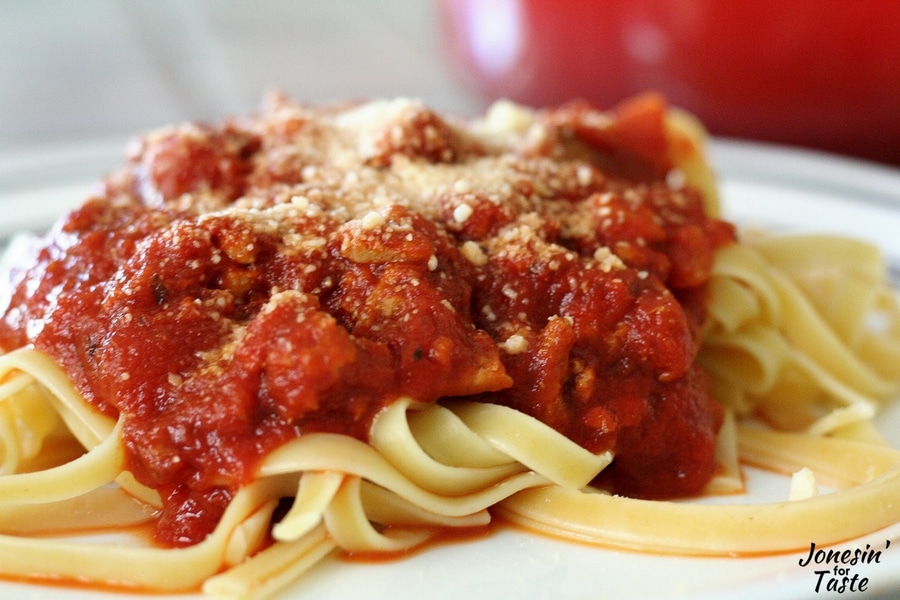 Easy Homemade Turkey Spaghetti Sauce