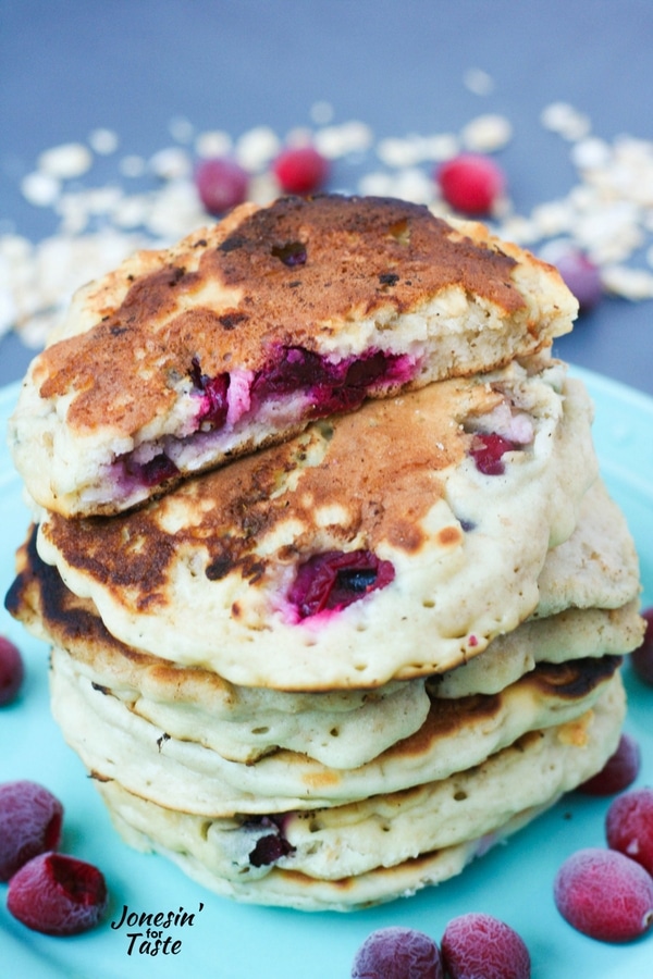 Oatmeal Cranberry Pancakes