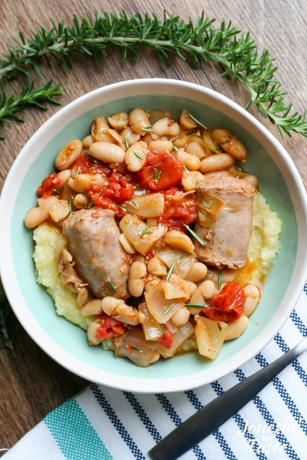 Sausage Cassoulet Recipe (Sausage and White Beans Casserole)