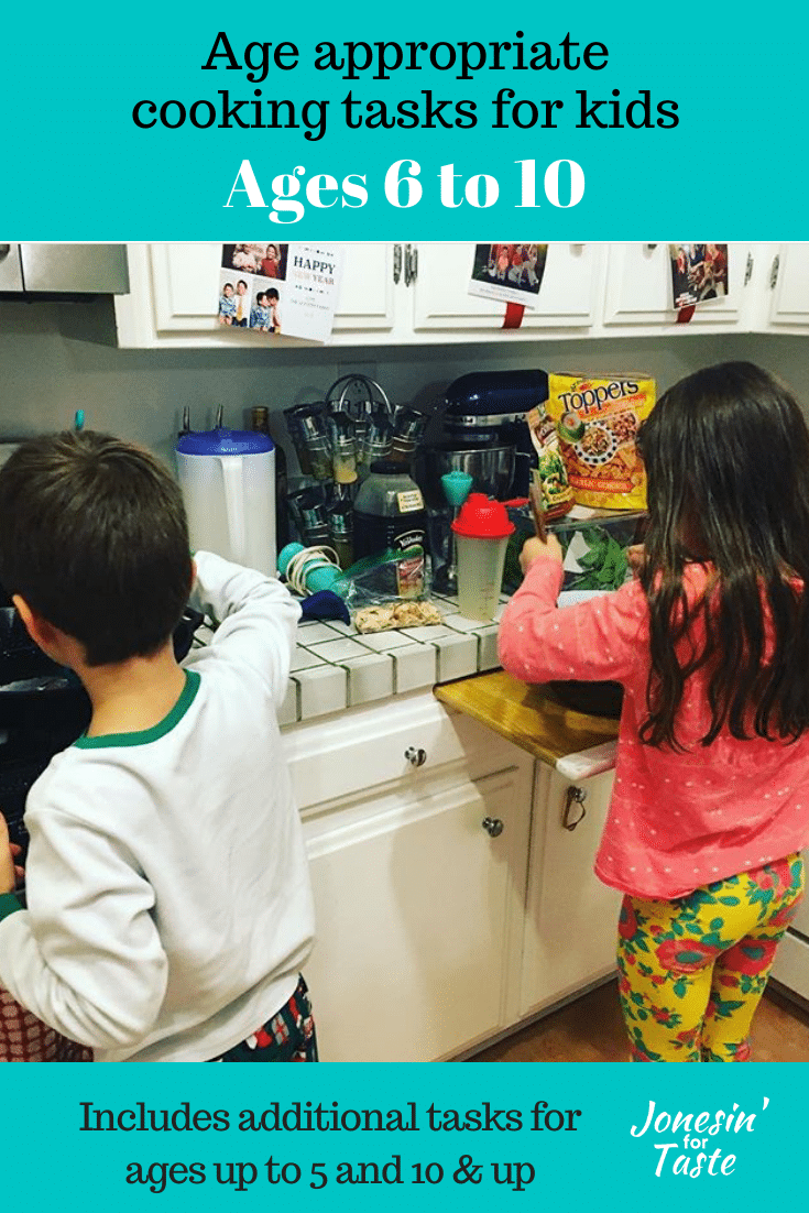 A boy and girl cooking in a kitchen