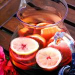 a pitcher of hibiscus tea